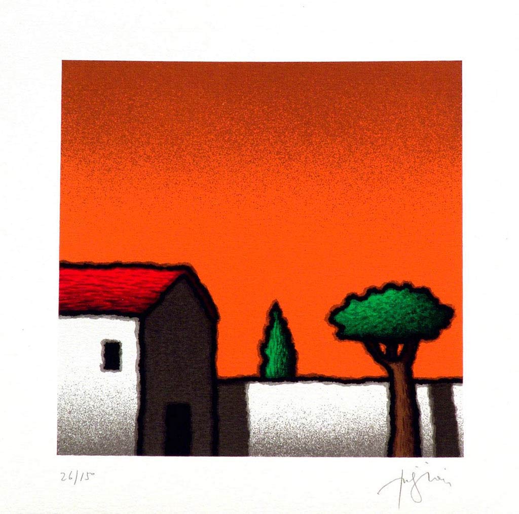 Tino Stefanoni - Cortile arancio - 364
